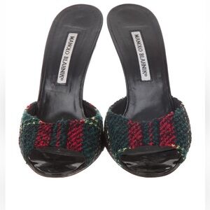 Tweed Manolo Blahnik Heels